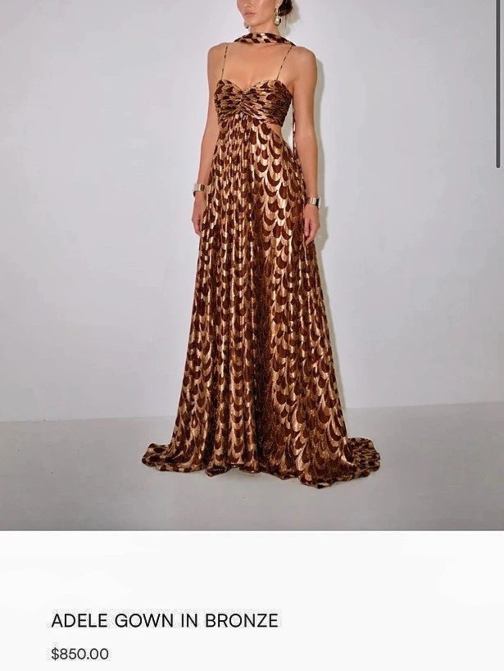 Delfi Collective Adele Gown Bronze